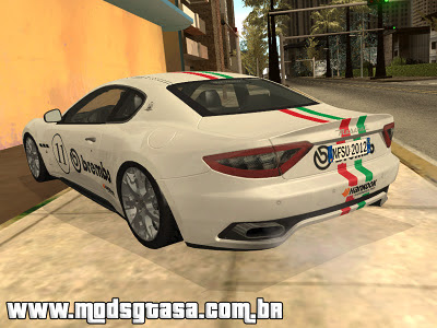 Maserati Gran Turismo S 2011 para GTA San Andreas